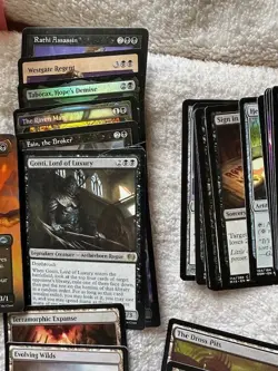 MTG-BULK Commander Deck-10+ Commander Staples-Gollum, Patient Plotter- MonoBlack - Image 4