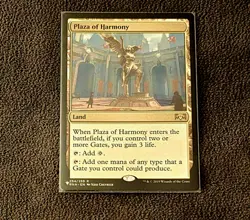 Magic The Gathering Plaza Of Harmony 254/259 Rare Non-Foil The List - Image 1