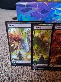 x4 Swamp BLB Bloomburrow MTG 270 271 272 273 FULL ART BASIC LAND M/NM 4x - Image 2