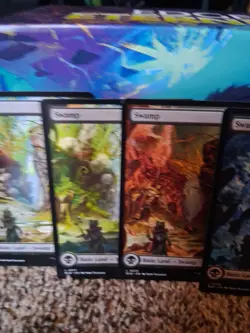 x4 Swamp BLB Bloomburrow MTG 270 271 272 273 FULL ART BASIC LAND M/NM 4x - Image 3