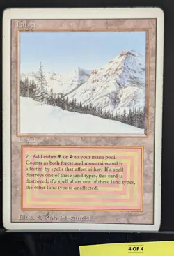 MTG, Taiga, Revised Edition, Regular, (COPY #4 of 4) - Image 2