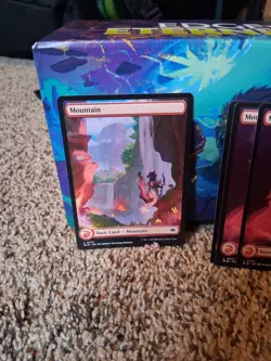 X4 Mountain BLB Bloomburrow MTG 274 275 FULL ART BASIC LAND M/NM X4 - Image 2