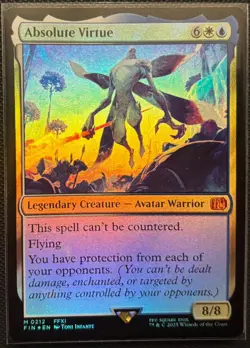 MTG Final Fantasy Absolute Virtue Foil (Mythic) - Image 1