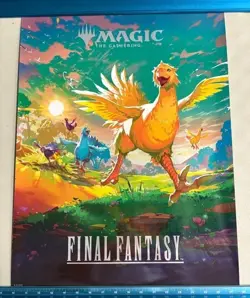 Final Fantasy Magic The Gathering Chocobo 18 x 24 FOIL Promo Poster - Image 1