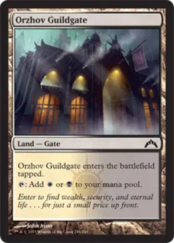 [1x] Orzhov Guildgate - Foil Near Mint, English Gatecrash MTG Magic - Image 1