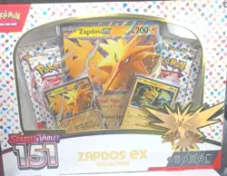 Pokemon TCG Scarlet & Violet 151 Zapdos EX Collection Box Factory Sealed New - Image 1