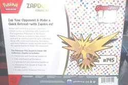 Pokemon TCG Scarlet & Violet 151 Zapdos EX Collection Box Factory Sealed New - Image 2