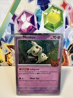 Mimikyu 037/091 Holo Rare (Cosmos Foil) - Pokemon TCG 2024 Trick Or Trade NM - Image 1