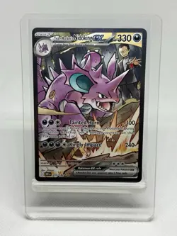 Pokemon Scarlet & Violet Team Rocket’s Nidoking ex Special Illustration Rare 233 - Image 1
