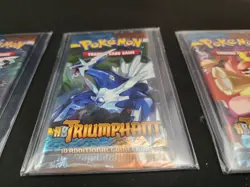 New Sealed Pokemon HEARTGOLD SOULSILVER TRIUMPHANT/BASE SET - 8 PACKS - ridoll0 - Image 3