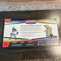 Pokemon Prismatic Lucario Ex & Tyranitar Ex Premium Collection New Sealed - Image 5