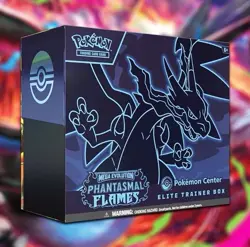 2x Phantasmal Flames Pokemon Center ETB and 1 Booster Display Box 🚀 PRESALE 🔥 - Image 2