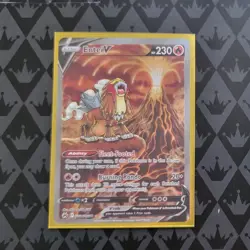 Pokemon TCG Entei V Crown Zenith: Galarian Gallery GG36/GG70 Holo Ultra Rare - Image 1