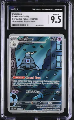 CGC 9.5 Dusclops 069/064 ENGLISH Sv: Shrouded Fable Holo Pokemon TCG - Image 1