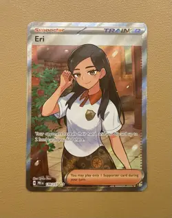 Eri Trainer 136/131 SV: Prismatic Evolutions Ultra Rare Holo Pokemon TCG - Image 1