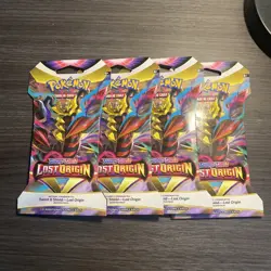 Pokemon TCG Sword Shield Lost Origin Booster Packs Sealed Lot of 4 SEALED USA - Image 1