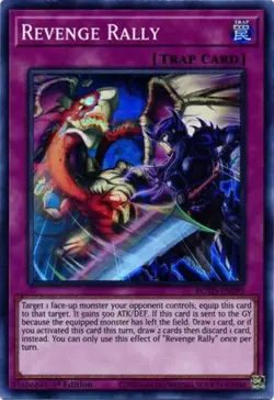 x3 Revenge Rally - ROTD-EN099 - Super Rare - 1st Edition Yu-Gi-Oh! M/NM - Image 1