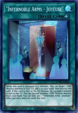 x3 Infernoble Arms - Joyeuse - ROTD-EN055 - Super Rare - 1st Edition Yu-Gi-Oh! M - Image 1