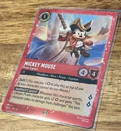 Mickey Mouse - Pirate Captain - 18/P2 - Disney Lorcana TCG - Promo Card - Image 5