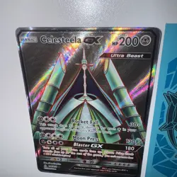 Pokemon Card 2018 Celesteela GX144/156 Sun & Moon Ultra Prism Full Art TCG Beast - Image 4