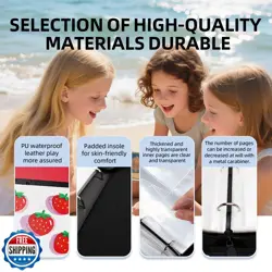 Collectible Trading Card Albums,4 Pocket Card Binder, 400 Double Sided Pocket - Image 4