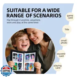 Collectible Trading Card Albums,4 Pocket Card Binder, 400 Double Sided Pocket - Image 5