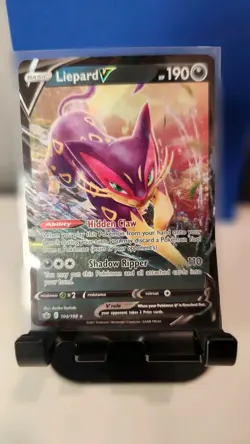 Liepard V 104/198 Chilling Reign Ultra Rare Holo Pokemon TCG Card NM SWSH Foil - Image 1