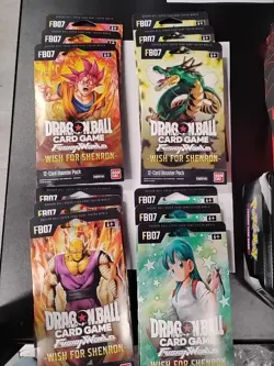 (12) Dragon Ball Super Card Game Fusion World Wish For Shenron FB07 - Image 1
