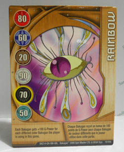 Bakugan Card - Rainbow (Tentaclear) - Copper Gate Card - BA214 - 19/48b - 2008 - Image 1