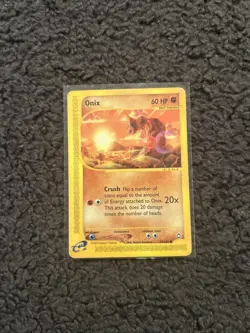 2002 Onix 98/147 WoTC AQUAPOLIS Common Pokemon Card - Image 1