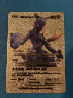 2020 Pokemon Mewtwo GX hp 300 Gold Card Ultra (RARE) - Image 4