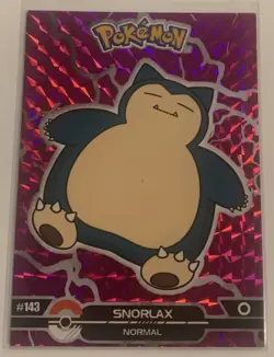 Snorlax #143 - Crystal Holo Box Hit - Crystal Dark Black - Pokemon Card - Image 1