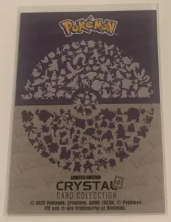 Snorlax #143 - Crystal Holo Box Hit - Crystal Dark Black - Pokemon Card - Image 2