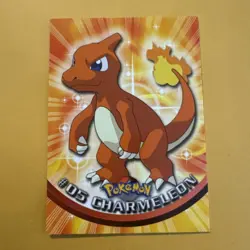 Charmeleon #05 - BLUE Logo - Non-Holo - SERIES 1 - TOPPS POKEMON CARD - - Image 1