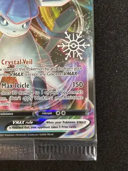 Glaceon (VMAX Holiday Calendar Stamped) 041/203, Pokemon TCG Card, NM+ - Image 5