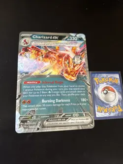 Charizard ex 196 054/091 - Lenticular Jumbo Card Promo - NM - Image 1