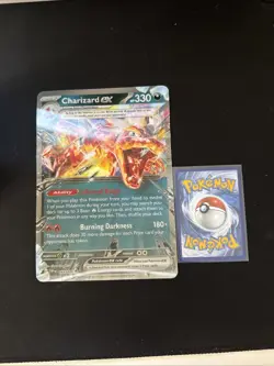 Charizard ex 196 054/091 - Lenticular Jumbo Card Promo - NM - Image 2