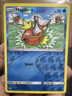 Magikarp 15/68 - Hidden Fates - Reverse Holo Pokemon Card - NM In Penny Sleeve - Image 1
