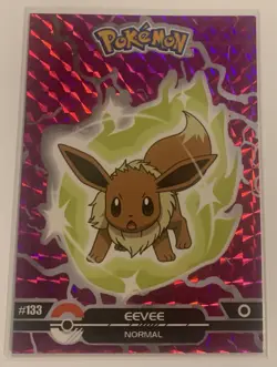 Eevee #133 - Prizm Holo Box Hit - Crystal Dark Black - Pokemon Card - Image 1