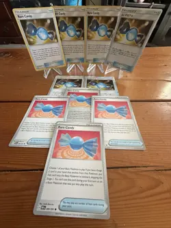 Pokemon Card Lot Rare Candy Holos And Commons 10x Cards Lot! NM-M - Image 1