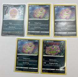 5 Card Lot Spiritomb common Reverse Holo Pokemon TCG - Image 1