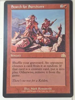 Search for Survivors - Prophecy - Magic the Gathering MTG Nice! - Image 1