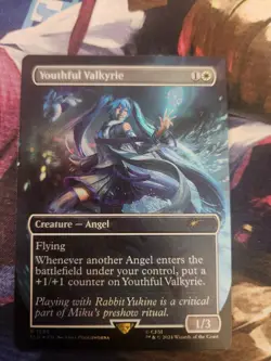 MTG Secret Lair - Hatsune Miku - Youthful Valkyrie - English, FOIL NM - Image 1