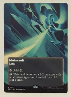 Mutavault Borderless (0073) - Edge of Eternities: Stellar Sights MTG - Image 1