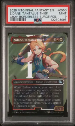2025 MTG FINAL FANTASY #0550 ZIDANE, TANTALUS THIEF PSA 9 - Image 1