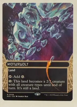Mutavault Borderless (0028) - Edge of Eternities: Stellar Sights MTG - Image 1