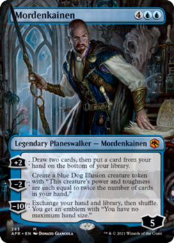 Mordenkainen - Borderless Light Play, English Magic the Gathering MTG Adventures - Image 1