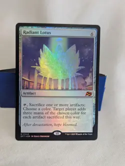 MTG Magic the Gathering Radiant Lotus (240p/160) Aetherdrift Promos NM FOIL - Image 1