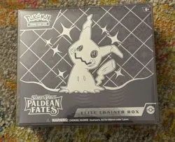 Pokemon TCG Scarlet & Violet Paldean Fates ETB English Booster + Promo - Sealed - Image 1