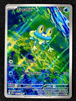 Pokemon Froakie 088/086 Chaos Rising Holo Full Art Rare Basic 70 HP English - Image 2